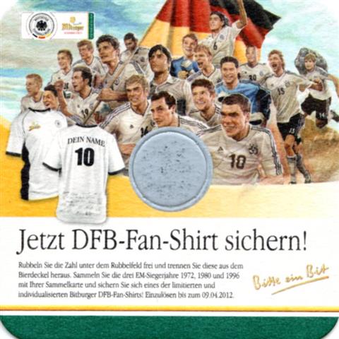 bitburg bit-rp bitburger rubbeln 4a (quad185-jetzt dfb fan shirt) 